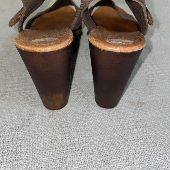 Mila Paoli Italy Women’s Casual Pumps Sz 37 U.S. 6 M Brown Leather Cruise Beach
